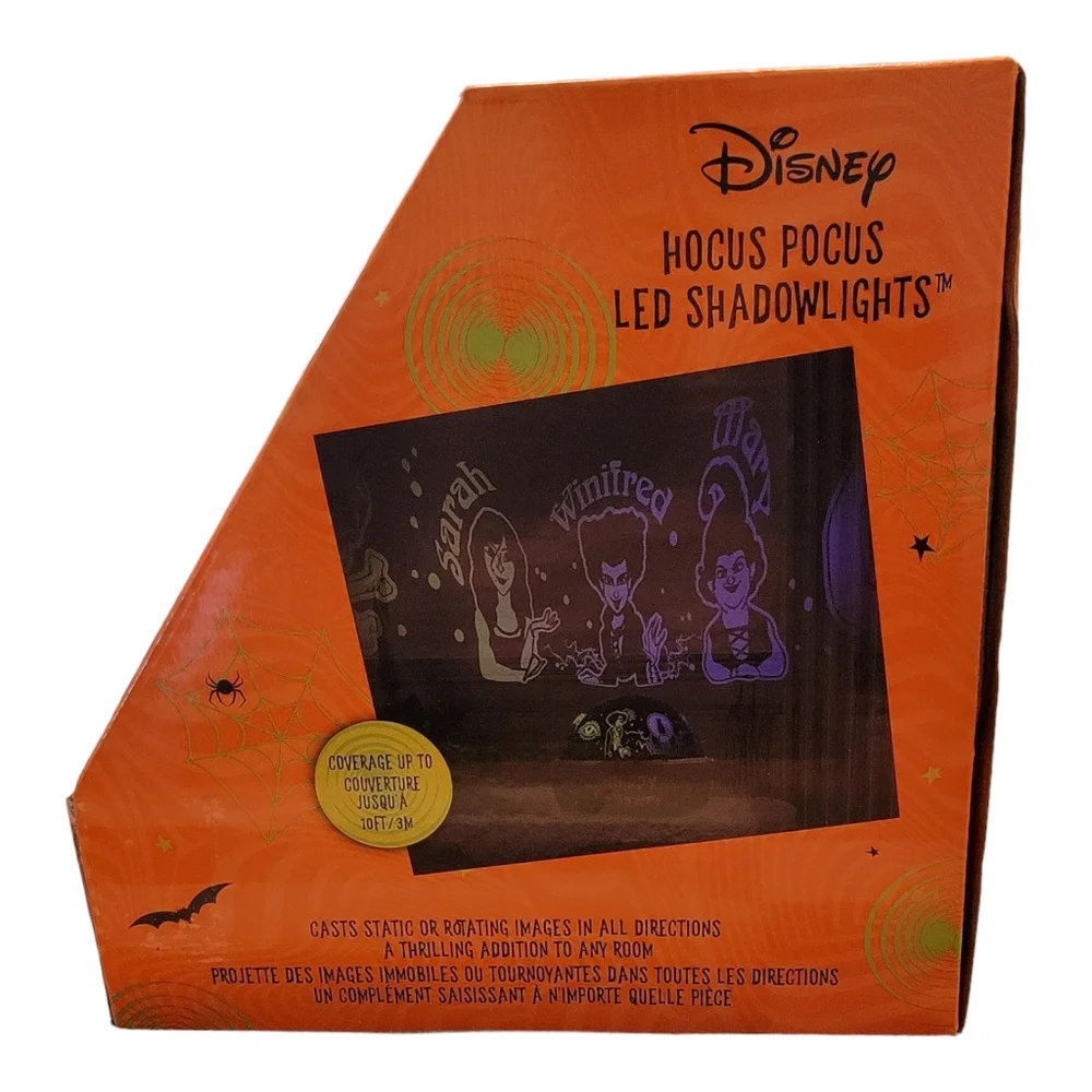 Disney Hocus Pocus‎ LED Shadowlights Rotating Halloween Scene Light New